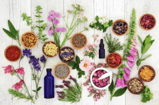Essential Oils and other natural ingredients.